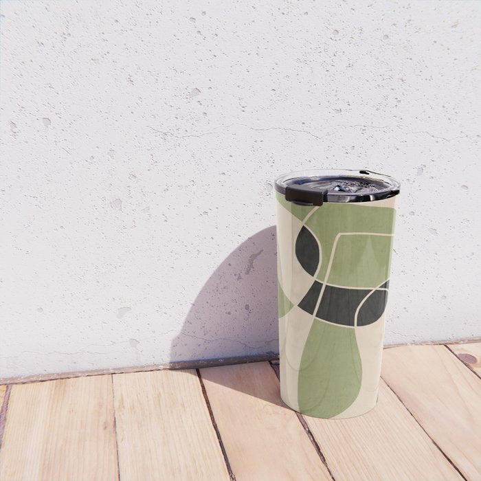 Modern Abstract Minimal Art 20 Travel Mug Gallery Image 4
