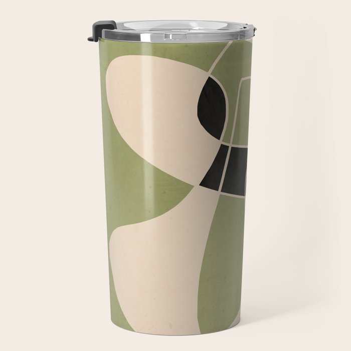Modern Abstract Minimal Art 20 Travel Mug Gallery Image 3