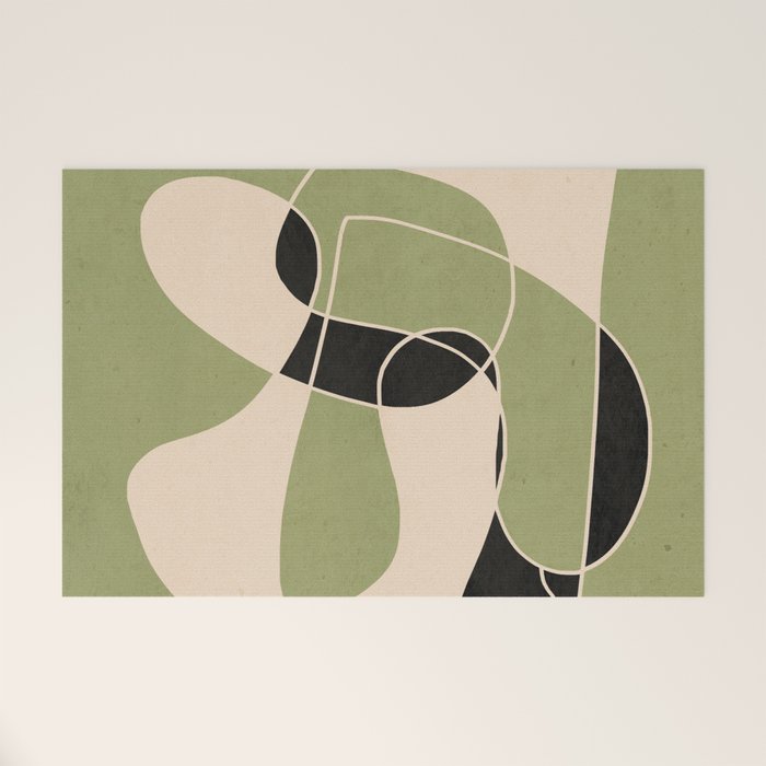 Modern Abstract Minimal Art 20 Welcome Mat Gallery Image 1