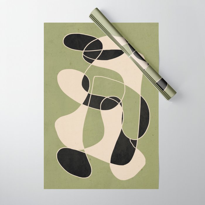 Modern Abstract Minimal Art 20 Wrapping Paper Gallery Image 1