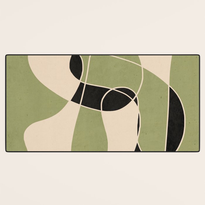 Modern Abstract Minimal Art 20 Desk Mat Gallery Image 3