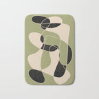 Modern Abstract Minimal Art 20 Bath Mat Gallery Image 1