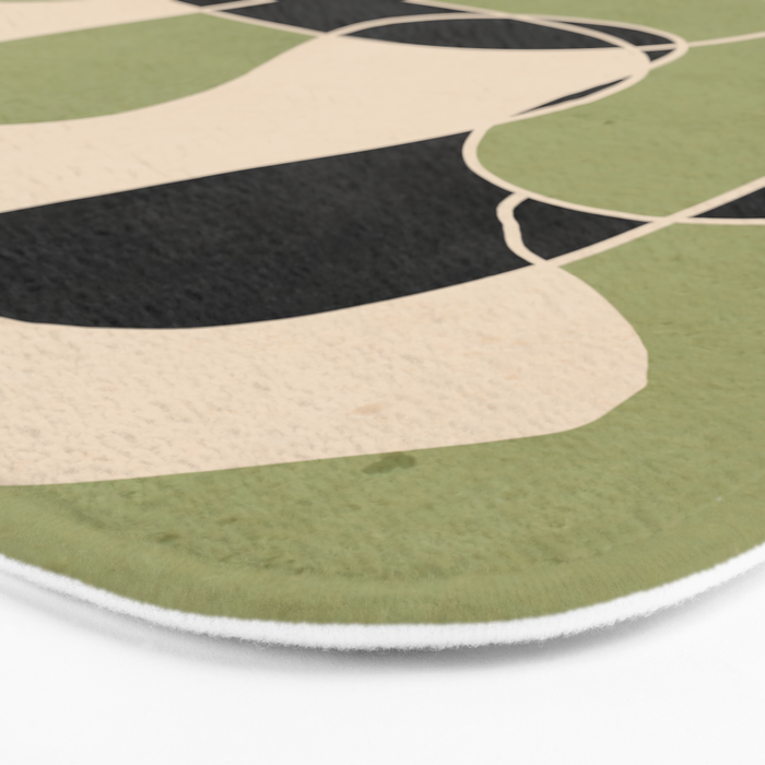 Modern Abstract Minimal Art 20 Bath Mat Gallery Image 3