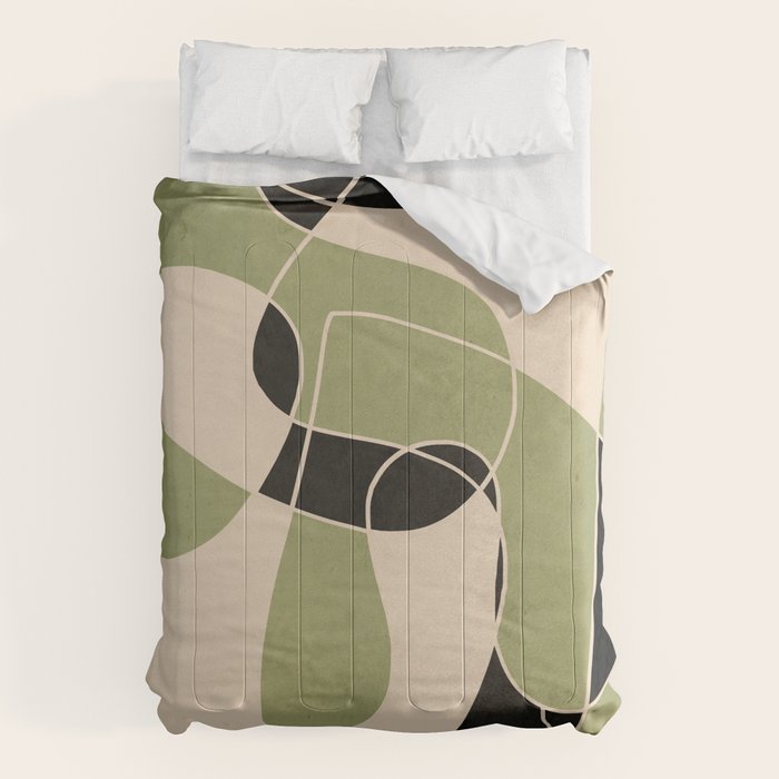 Modern Abstract Minimal Art 20 Comforter Gallery Image 6