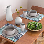 Floral Blooms, Navy, Blue and Teal Placemat Gallery Image 2
