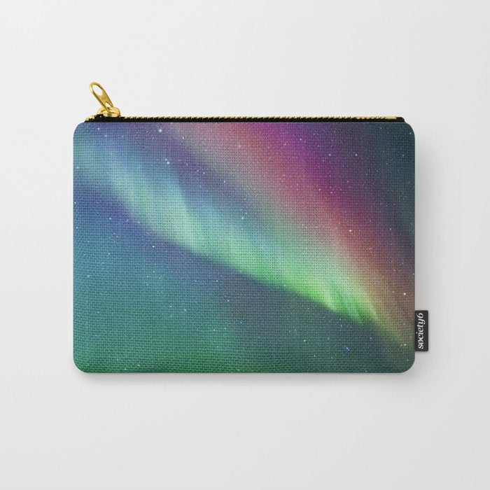 Aurora Borealis Northern Lights 01 Carry All Pouch Gallery Image 1