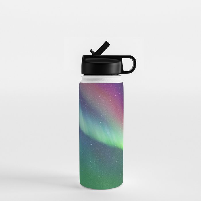 Aurora Borealis Northern Lights 01 Water Bottle Gallery Image 1