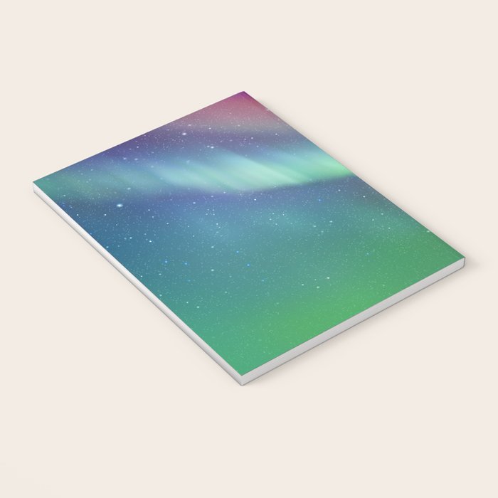 Aurora Borealis Northern Lights 01 Notebook Gallery Image 3