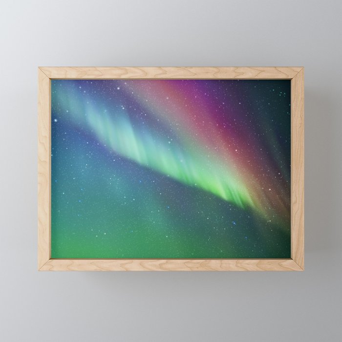 Aurora Borealis Northern Lights 01 Mini Art Print Gallery Image 1