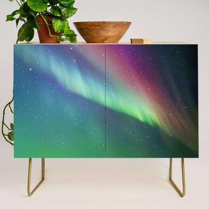 Aurora Borealis Northern Lights 01 Credenza Gallery Image 1