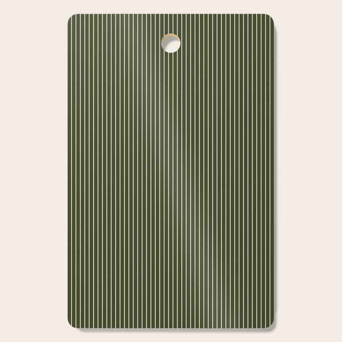 Lines #6 (Olive Green) Cutting Board Gallery Image 1