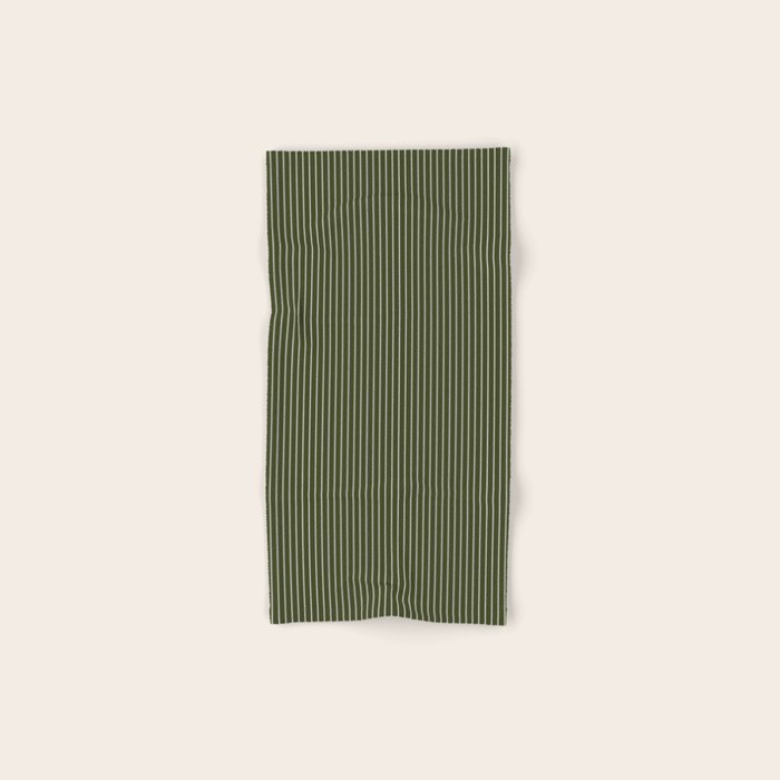 Lines #6 (Olive Green) Bath Towel Gallery Image 1