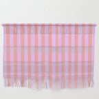 Sand Pink and Clematis Pink Summer Gazebo Stripes Wall Hanging Gallery Image 1
