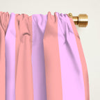 Sand Pink and Clematis Pink Summer Gazebo Stripes Window Curtain Gallery Image 2