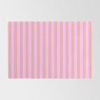 Sand Pink and Clematis Pink Summer Gazebo Stripes Rug Gallery Image 2