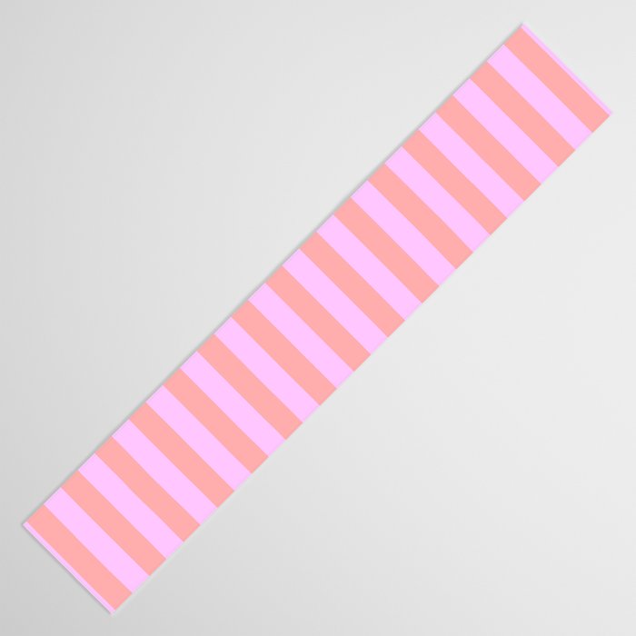 Sand Pink and Clematis Pink Summer Gazebo Stripes Table Runner Gallery Image 3