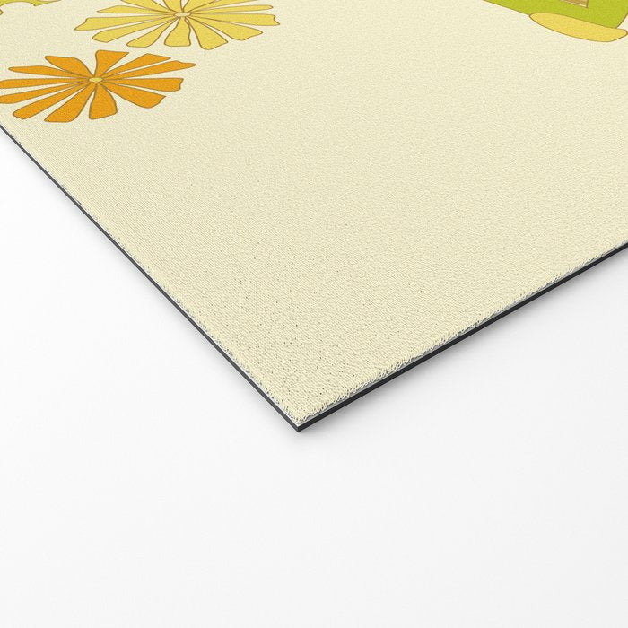 Surfy Christmas Wagon reto surf art by surfy birdy  Welcome Mat Gallery Image 2