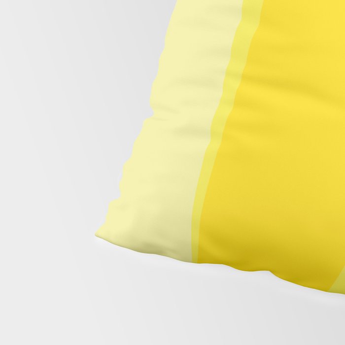 Ombre Yellow Organic Stripes Pillow Sham Gallery Image 4