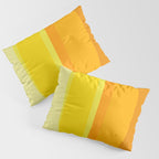Ombre Yellow Organic Stripes Pillow Sham Gallery Image 3