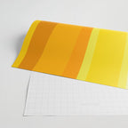 Ombre Yellow Organic Stripes Wrapping Paper Gallery Image 2