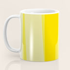 Ombre Yellow Organic Stripes Coffee Mug Gallery Image 3