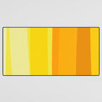 Ombre Yellow Organic Stripes Desk Mat Gallery Image 3