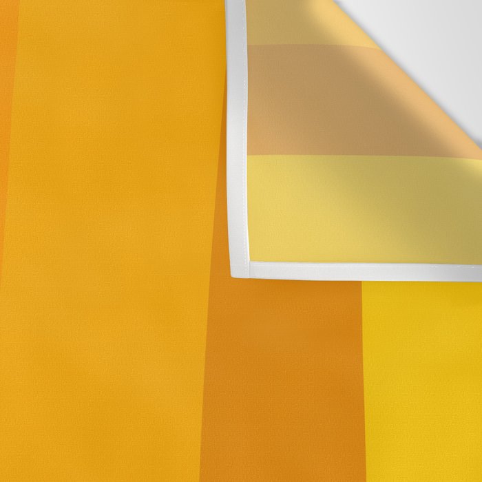 Ombre Yellow Organic Stripes Wall Tapestry Gallery Image 3