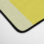 Ombre Yellow Organic Stripes Desk Mat Gallery Image 4