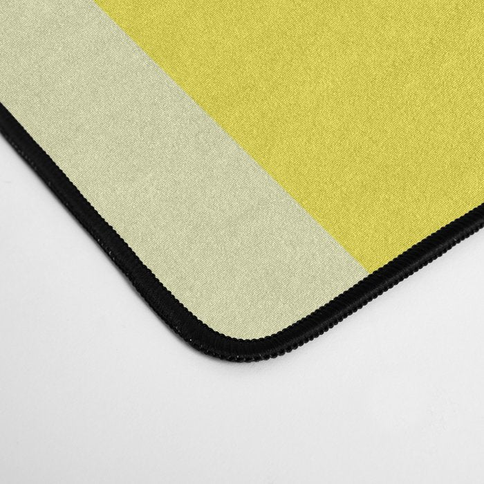 Ombre Yellow Organic Stripes Desk Mat Gallery Image 4