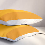 Ombre Yellow Organic Stripes Pillow Sham Gallery Image 3