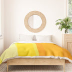 Ombre Yellow Organic Stripes Duvet Cover Gallery Image 3