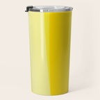 Ombre Yellow Organic Stripes Travel Mug Gallery Image 3
