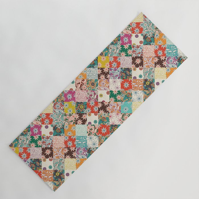 sarilmak patchwork Yoga Mat Gallery Image 1