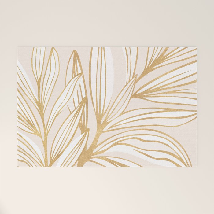 Wild Summer Meadow - Abstract Botanic Welcome Mat Gallery Image 1