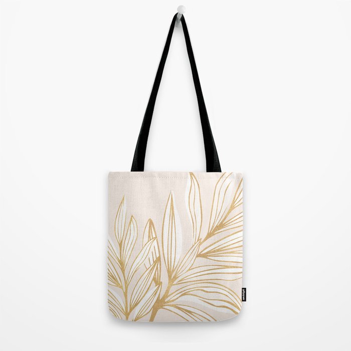 Wild Summer Meadow - Abstract Botanic Tote Bag Gallery Image 2