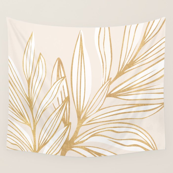 Wild Summer Meadow - Abstract Botanic Wall Tapestry Gallery Image 1