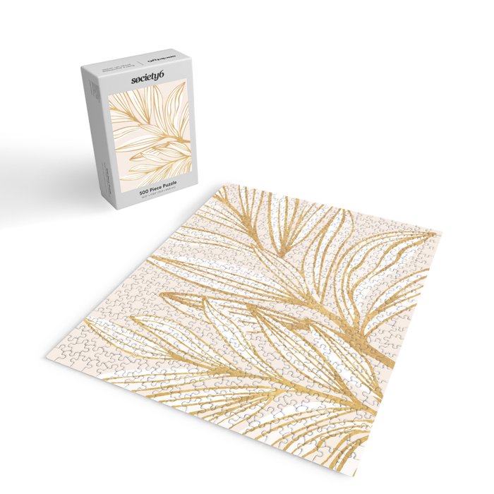 Wild Summer Meadow - Abstract Botanic Jigsaw Puzzle Gallery Image 2