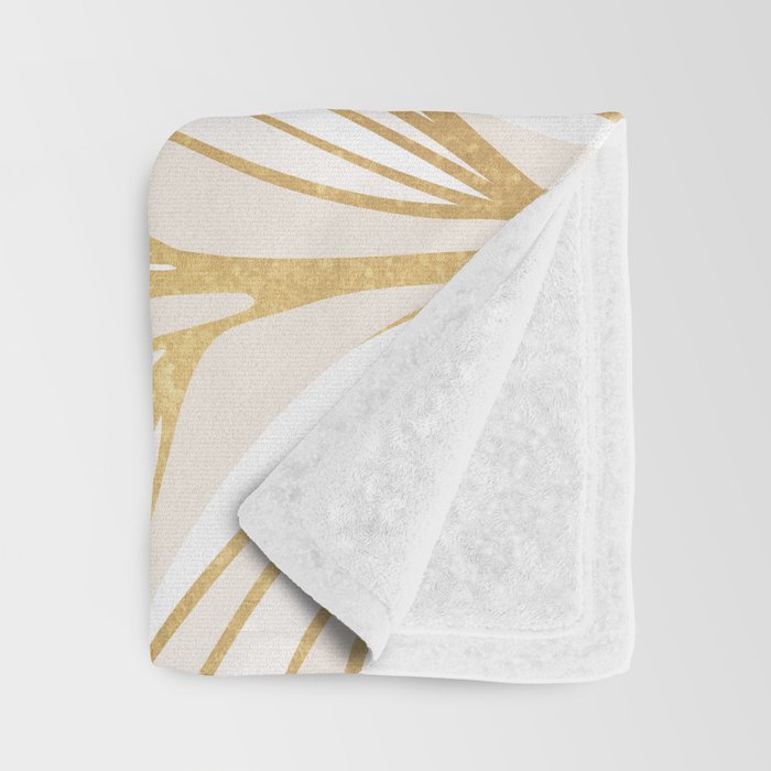 Wild Summer Meadow - Abstract Botanic Throw Blanket Gallery Image 3