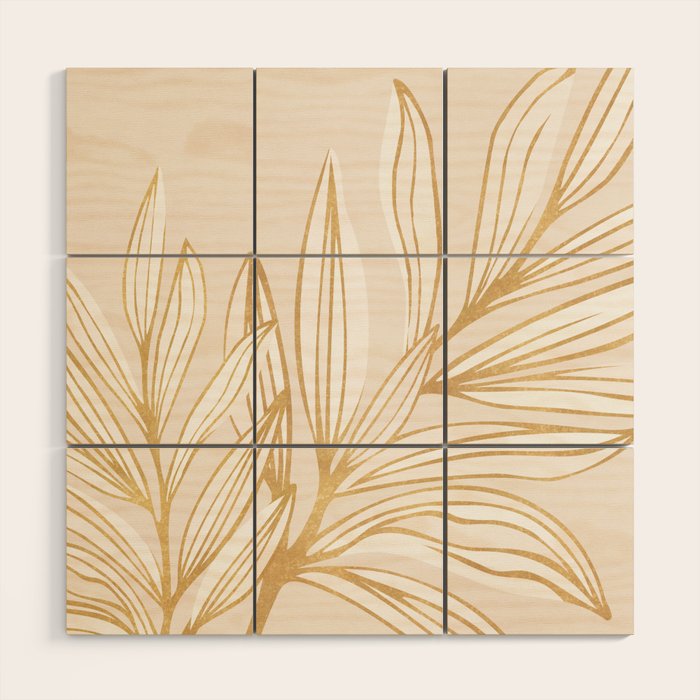Wild Summer Meadow - Abstract Botanic Wood Wall Art Gallery Image 2