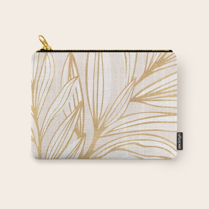 Wild Summer Meadow - Abstract Botanic Carry All Pouch Gallery Image 1