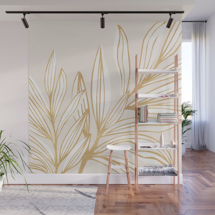 Wild Summer Meadow - Abstract Botanic Wall Mural Gallery Image 1
