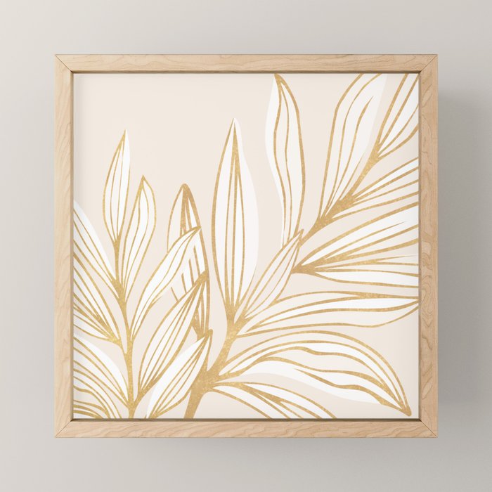 Wild Summer Meadow - Abstract Botanic Mini Art Print Gallery Image 1