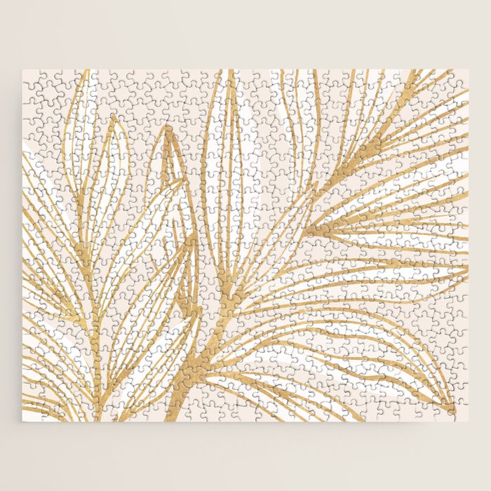 Wild Summer Meadow - Abstract Botanic Jigsaw Puzzle Gallery Image 1