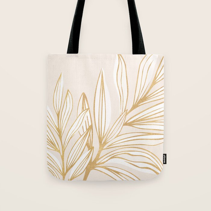Wild Summer Meadow - Abstract Botanic Tote Bag Gallery Image 1