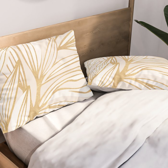 Wild Summer Meadow - Abstract Botanic Pillow Sham Gallery Image 2