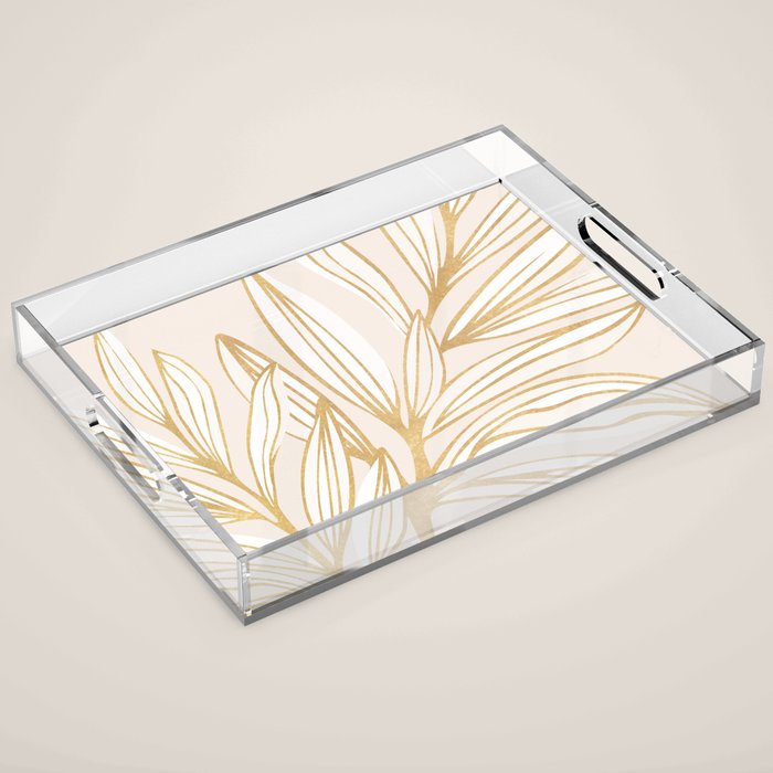 Wild Summer Meadow - Abstract Botanic Acrylic Tray Gallery Image 1