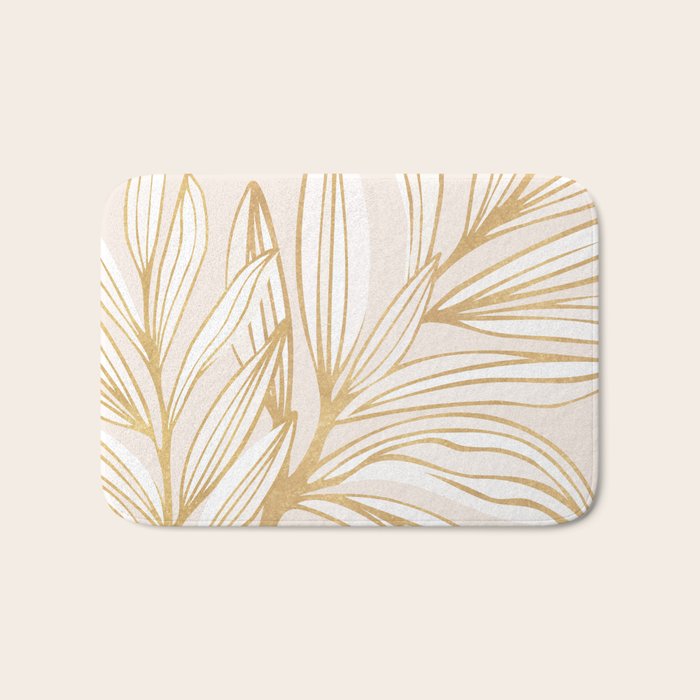 Wild Summer Meadow - Abstract Botanic Bath Mat Gallery Image 1