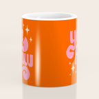 Yee Haw - Pink on Orange Coffee Mug Gallery Image 4