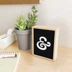 The Ampersand: B&W Edition Mini Art Print Gallery Image 2