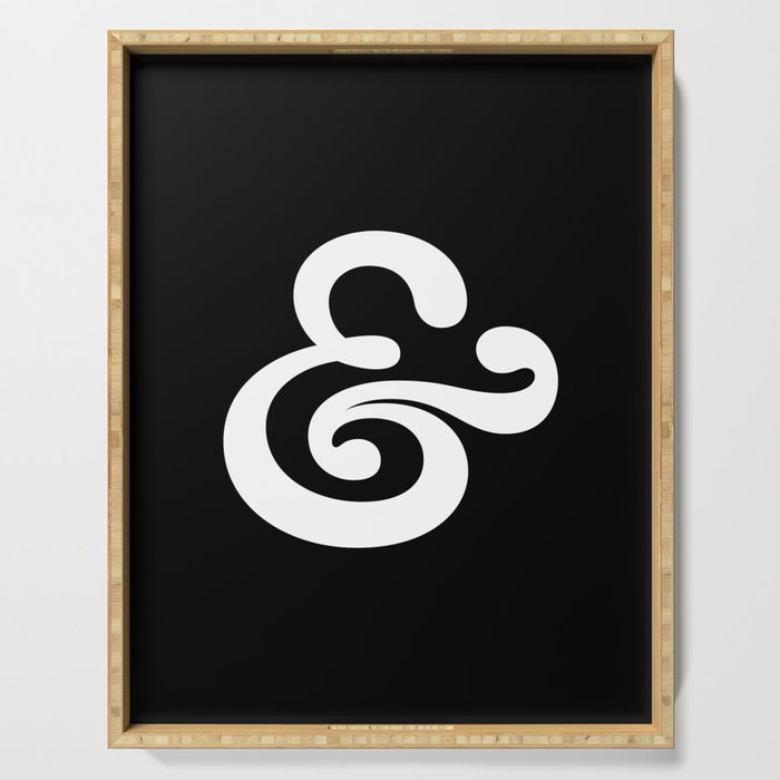 The Ampersand: B&W Edition Serving Tray Gallery Image 1